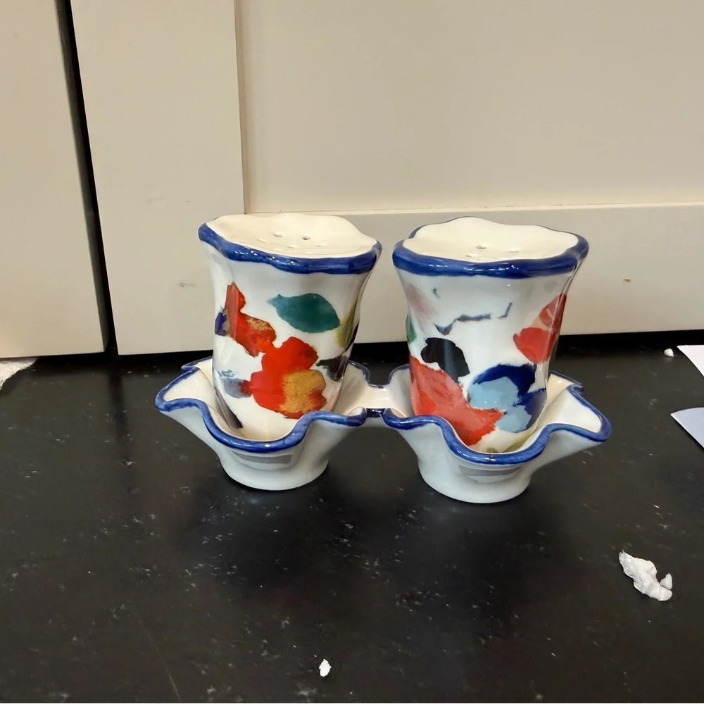 NWT Anthropologie Luna Salt and Pepper Shakers